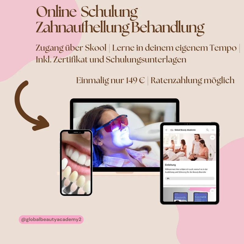 Zahnaufhellungs Schulung