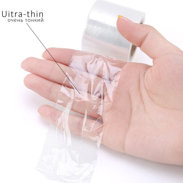 Transparente Plastikfolie für die Augenbrauen