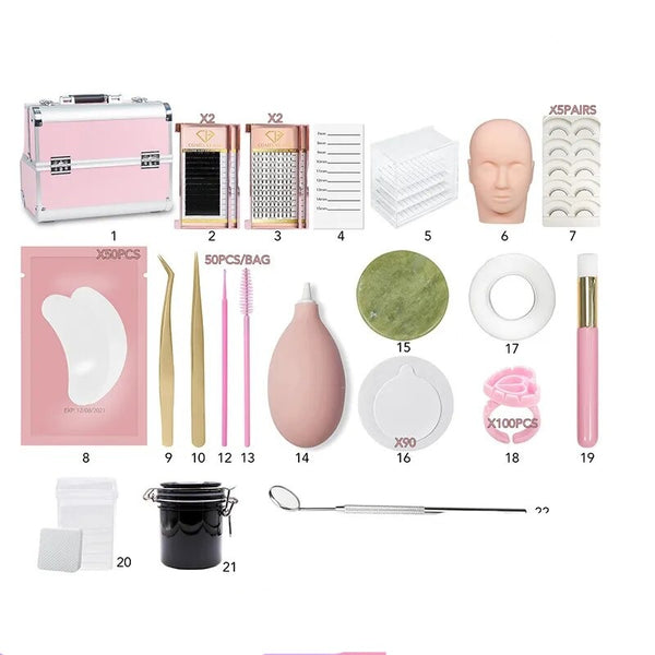 Wimpernverlängerung Training Kit