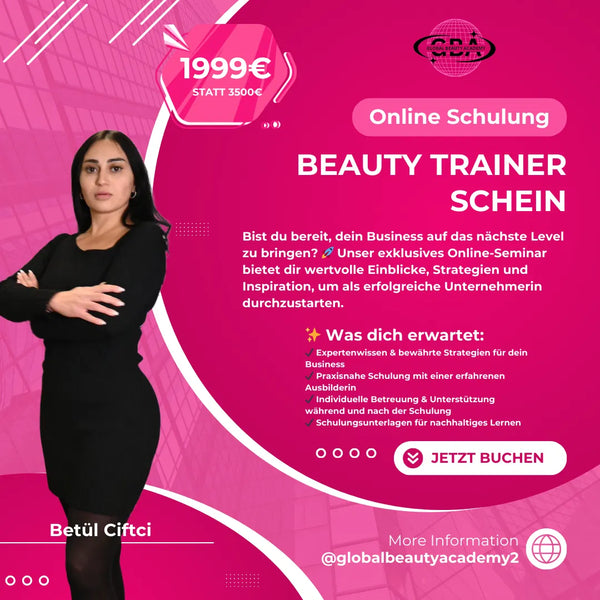 Dein Weg zur erfolgreichen Beauty-Trainerin – Online-Ausbildung mit Zertifikat!
